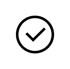 Tick icon white